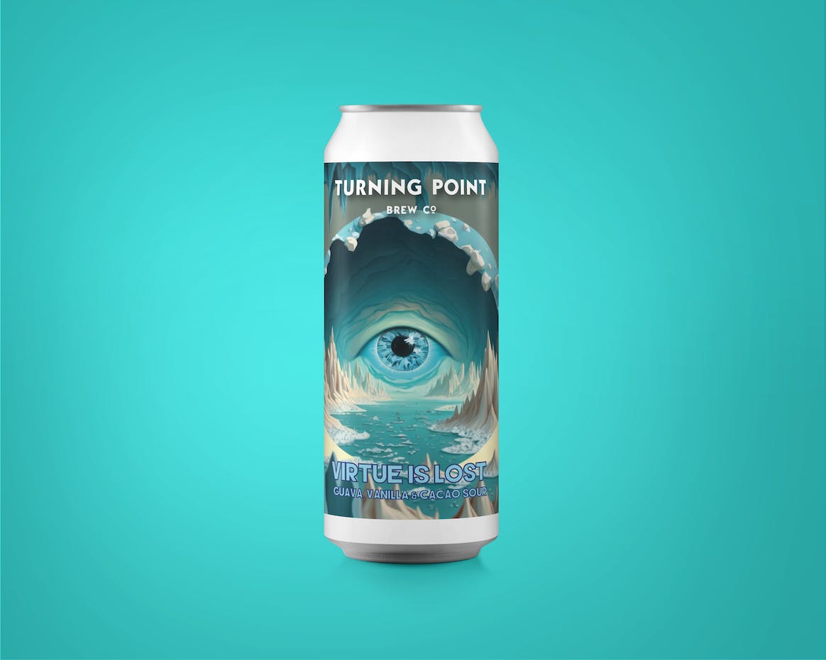 Turning Point Virtue Is Lost Guava, Vanilla and Cacao Sour 5.3% 440ml