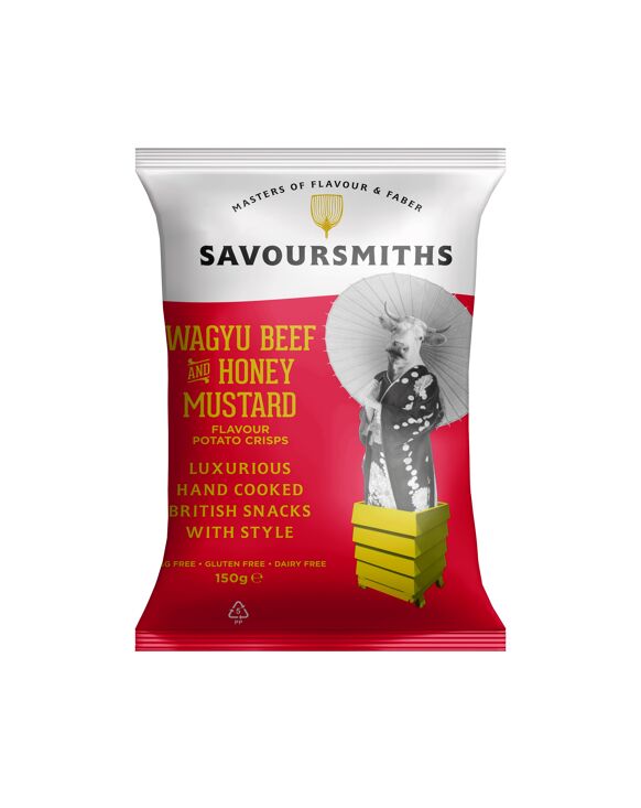 Savoursmiths Wagyu Beef With Honey Mustard Crisps 150g