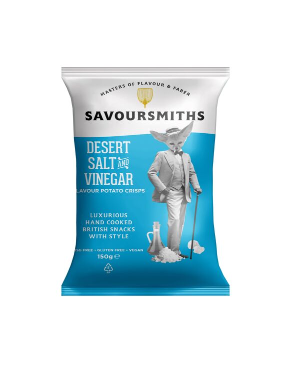 Savoursmiths Desert Salt And Vinegar Crisps 150g