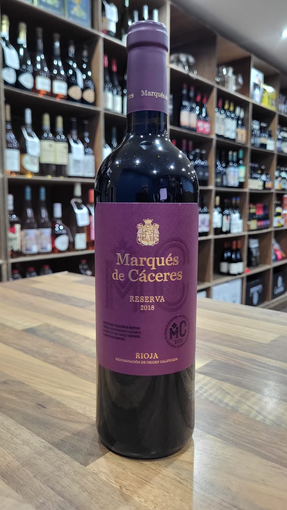 Marqués de Cáceres Rioja Reserva 2017/18