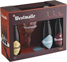 Westmalle Gift Pack 3 x 33cl & Glass