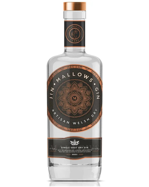 Mallows Welsh Dry Gin 70cl 40%