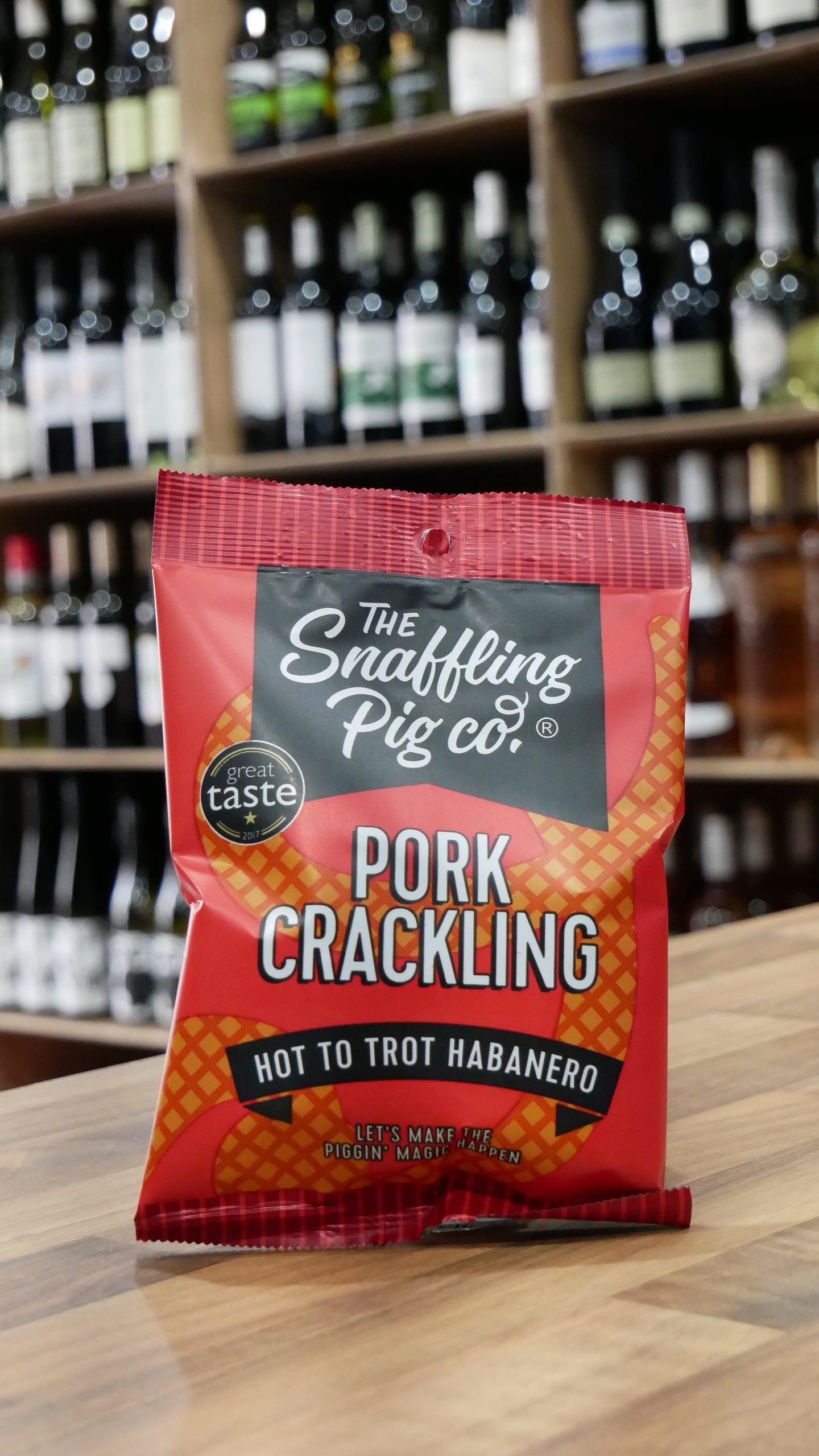 The Snaffling Pig Pork Crackling - Hot to Trot Habanero